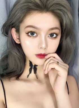 choker镶钻黑色浪漫透明鱼线项圈