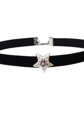 日韩魅力黑色蕾丝项链