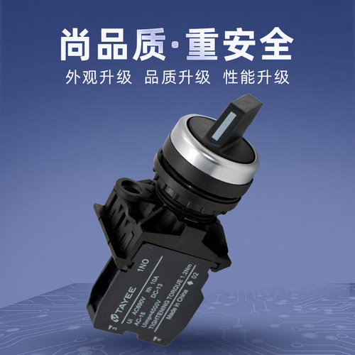 上海天逸TAYEE  LA42X29/10 22MM 90度两位选择按钮开关 原装现货 - 图0