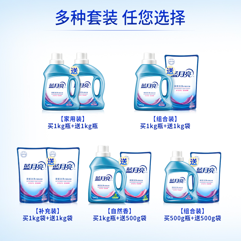 蓝月亮洗衣液家用实惠装整箱批正品牌官方旗舰店洗衣护理香味持久-图1