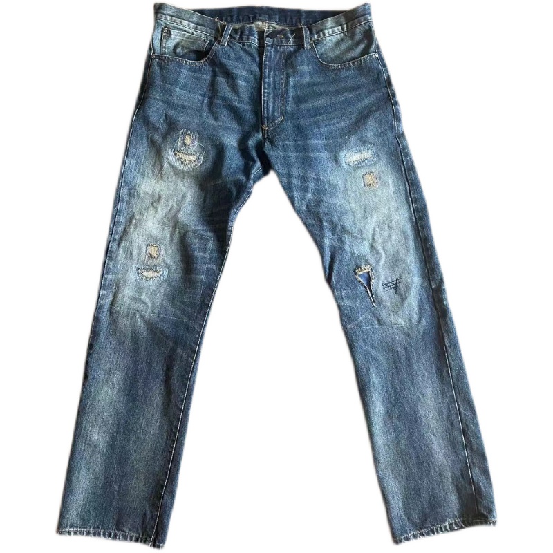 BTTJOB Limited Edition Vintage  Jean 钥匙孔蜘蛛纹赤耳牛仔裤 - 图3