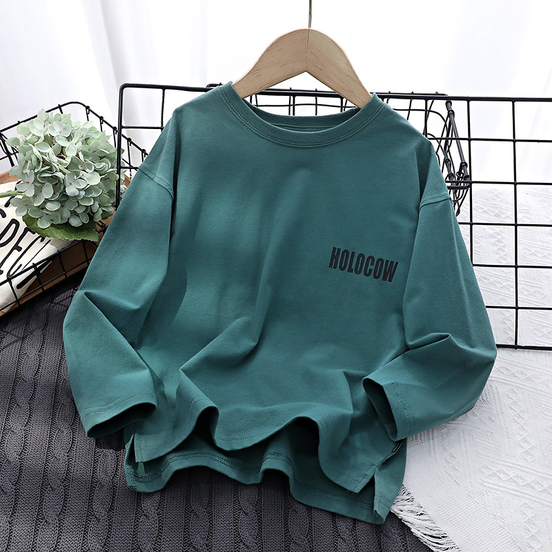 男童春季圆领打底衫2026新款中大童纯棉套头上衣儿童宽松长袖T恤t,淘宝优惠券,粉丝福利购,淘宝优惠卷