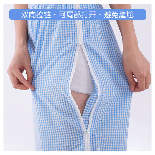 骨折病人护理马裤老人半瘫失能容易穿脱的裤子术后康复理疗服夏季 - 图2