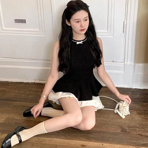 【清仓福利 限时7折】桃可了◆ afuili兜兜裙裤花尾半身裙 - 图2