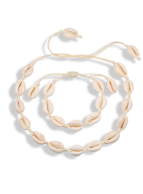 贝壳项链手链套装海边沙滩配饰