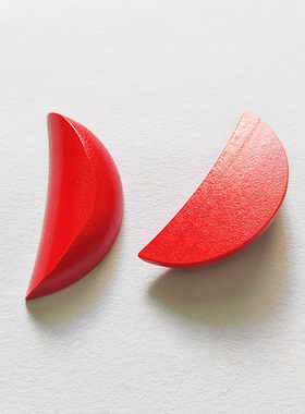 潮汕圣杯红色竹木卦杯圣卦贡杯茭杯信杯红圣杯摆件佛具胜杯圣杯