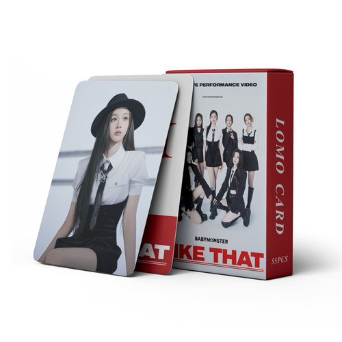 现货55张宝怪小卡Like That小卡baby monster RAMI周边自制lomo - 图2