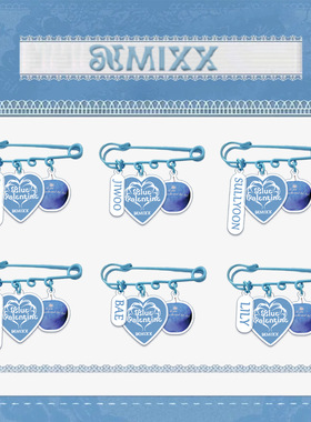 NMIXX爻亚克力胸针挂件别针饰品