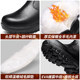 Strong men's genuine leather wool snow boots
