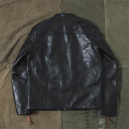 HDK(海觉）23款重制版 J-100 horse hide茶芯马皮皮衣 - 图0