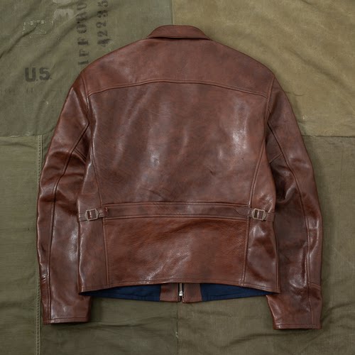 HDK(海觉）7号全植粒面无涂油蜡马皮  古董remake 纯正1930S - 图0