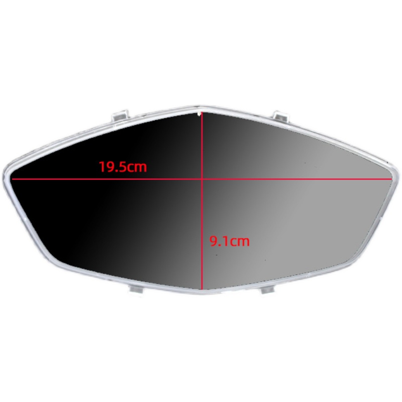 电动车踏板车透明码表上盖 应七摩托车透明仪表壳仪表罩 咪表外壳