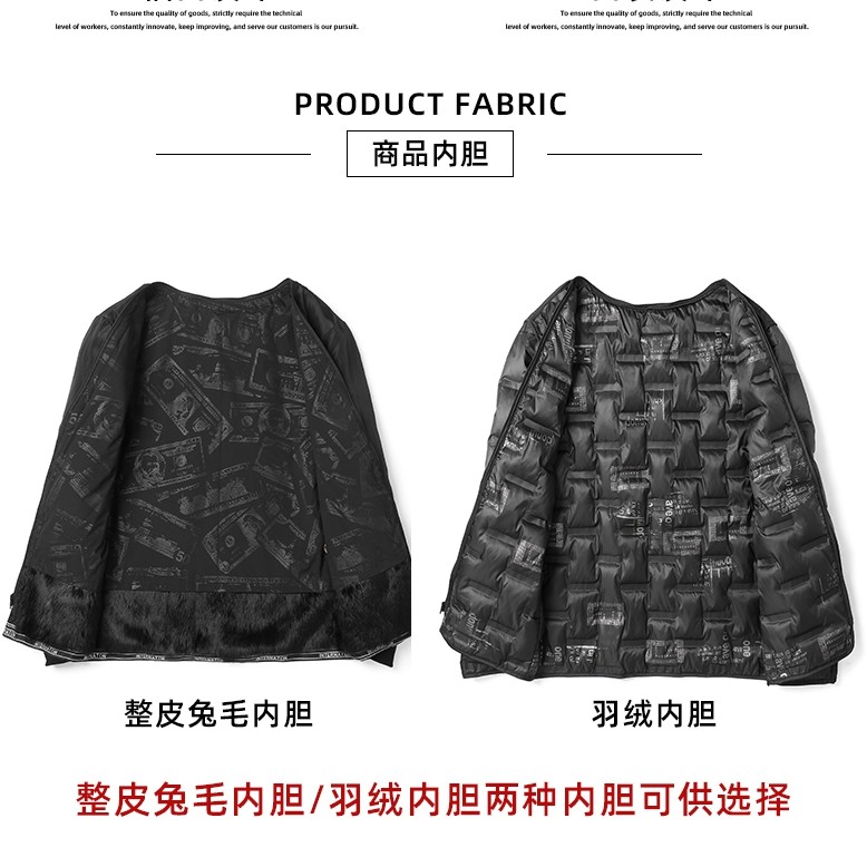 海宁真皮皮衣男士中长款皮夹克头层牛皮水貂翻领可脱卸内胆外套冬,淘宝优惠券,粉丝福利购,淘宝优惠卷