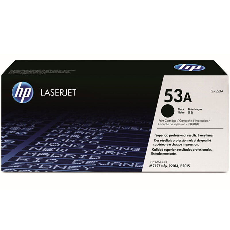 惠普 HP Q7553A黑色硒鼓53A适用LaserJet P2014 2015系列2727系列 - 图1