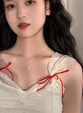 冰糖闪钻锆石项链女轻奢小众设计