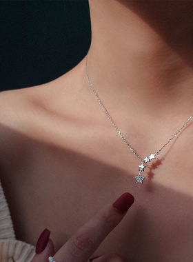 2025新款潮锁骨链精巧冷淡风流星