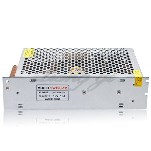 12V10A开关电源S-120-12集成工业电源直流稳定输出监控安防LED灯 - 图0