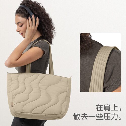 笔记本电脑包手提14寸女高颜值单肩通勤适用苹果MacBookAir13/15寸ProNeo联想华为收纳内胆包女 - 图1