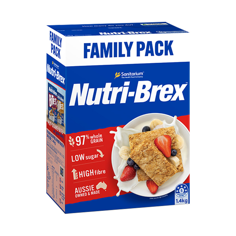 欣善怡nutri-brex安迪同款麦片燕麦块饼干无糖精低脂代餐即食早餐 - 图2