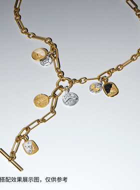 [新品]Pandora潘多拉Y形环链项链金色可调节链长日常百搭简约DIY