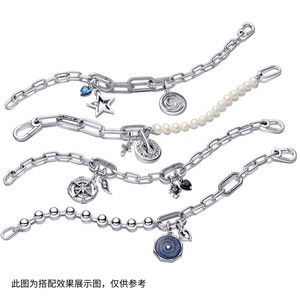 Pandora潘多拉ME系列925银珍珠手链轻奢优雅礼物送女友