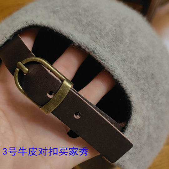 Botones de cuero genuino accesorios de metal modificado decoración de béisbol