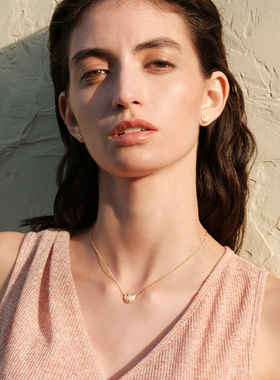 森吾《流心曲奇》磨砂爱心项链