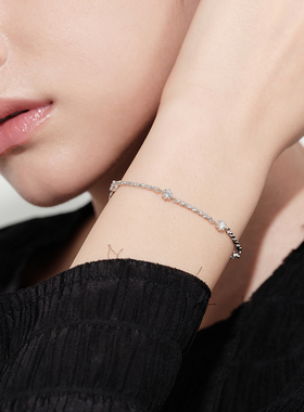 森吾通勤螺纹镶钻手链