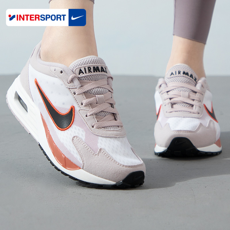 NIKE耐克女鞋2024夏季新款AIR MAX气垫鞋跑步鞋透气休闲鞋运动鞋 - 图0