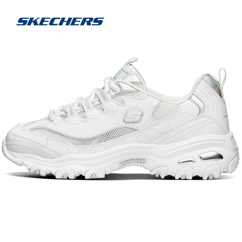 斯凯奇官方旗舰店女鞋冬季新款镭射透气老爹鞋小白鞋熊猫鞋休闲鞋,淘宝优惠券,粉丝福利购,淘宝优惠卷