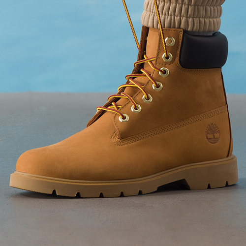 添柏岚马丁靴男靴户外防水踢不烂高帮休闲靴短靴经典大黄靴18094 - 图0