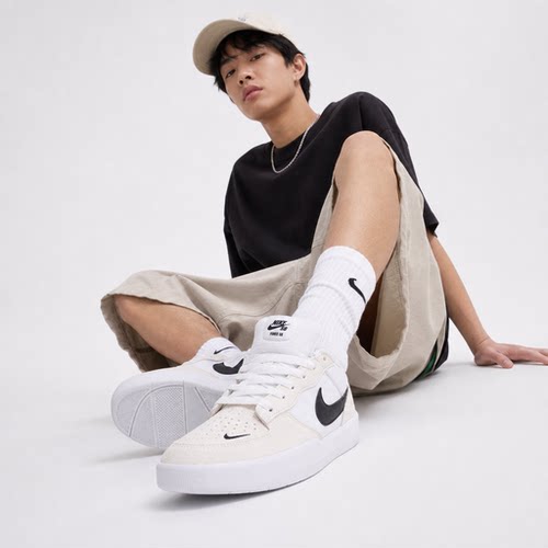 茵特丨NIKE耐克官方男鞋2026秋季新款SB FORCE低帮板鞋运动休闲鞋 - 图0