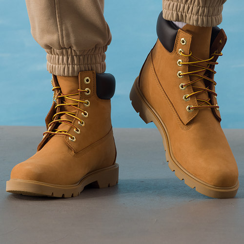 添柏岚马丁靴男靴户外防水踢不烂高帮休闲靴短靴经典大黄靴18094 - 图1