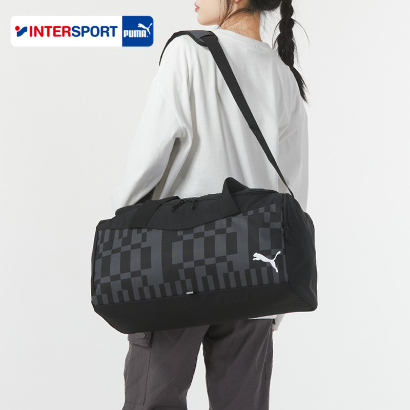 PUMA彪马提包男包女包2025新款旅行拎包大容量休闲包运动包079912 - 图0
