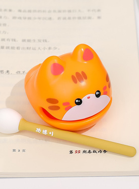 小木鱼网红可爱卡通摆件办公室