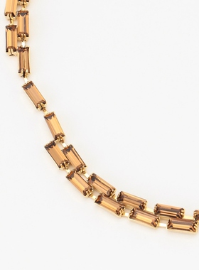 自由区时尚气质精美感钻石链项链女ONWARD