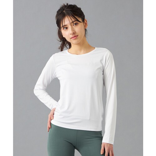 Chacott BALANCE休闲舞蹈瑜伽练功服系列干爽弹力长袖T恤女ONWARD - 图2