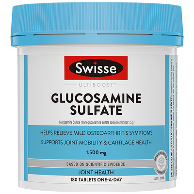 swisse关节片氨糖软骨素维骨力180粒/瓶