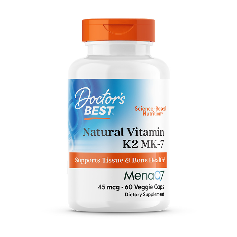 金达威多特倍斯天然维生素K2素食胶囊增加骨密质45mcg60粒维生素d - 图0