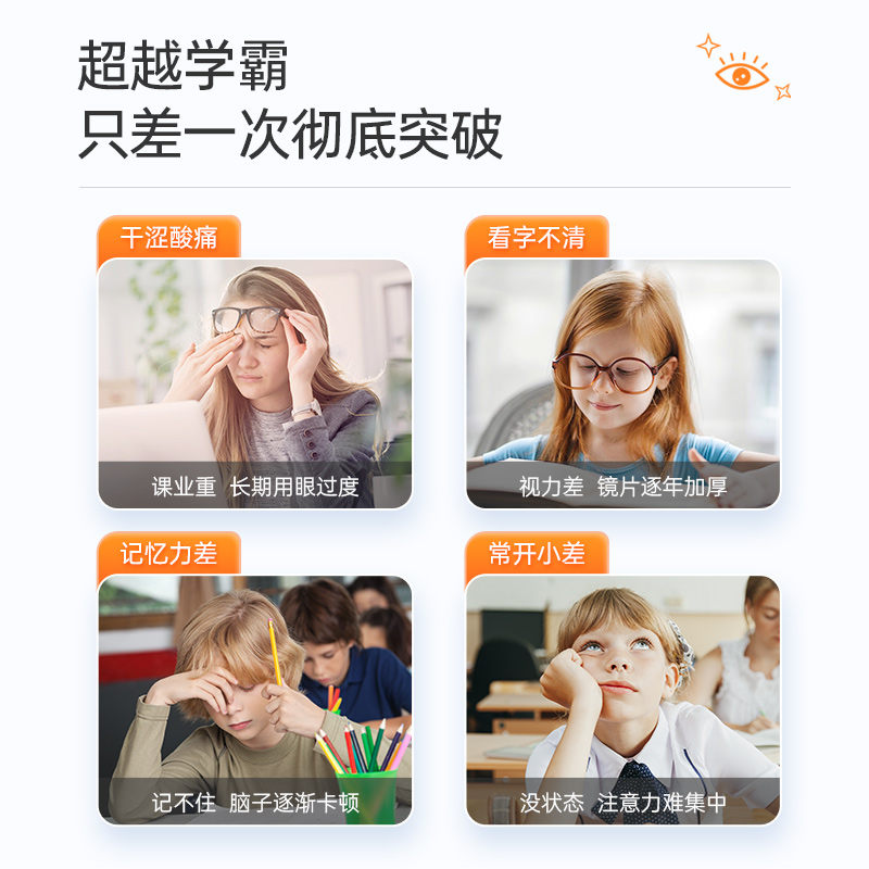 维乐原青少年叶黄素咀嚼片学生专利护眼保健品减缓眼疲劳干涉60粒