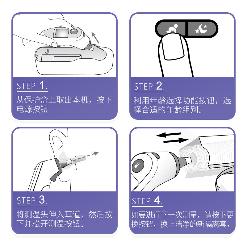 【百亿】Braun博朗耳温枪6525温度计宝宝儿童红外线测温家用