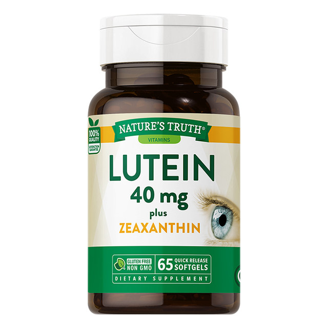 ທຳມະຊາດ struth lutein 40mg 65 ແຄບຊູນ