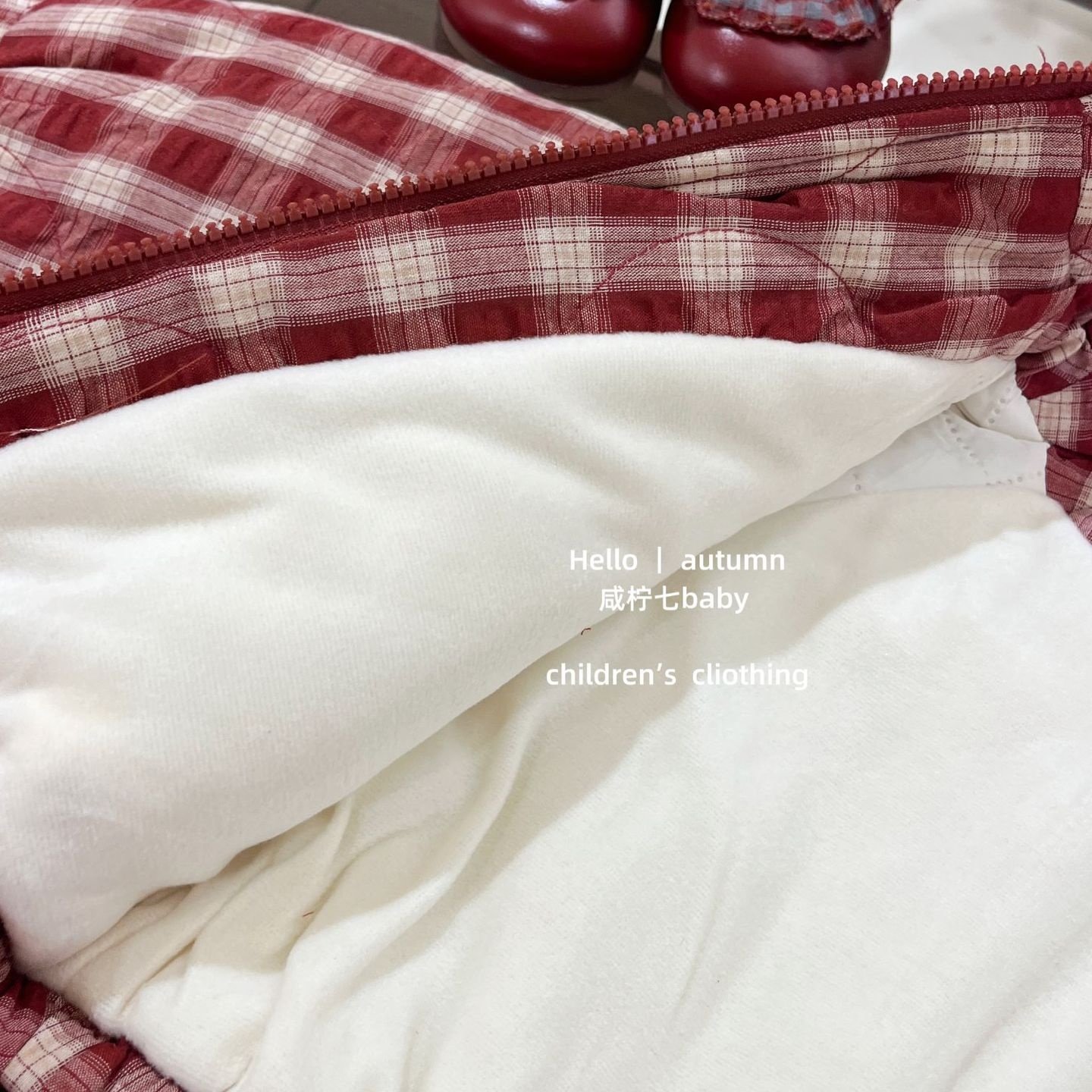 咸柠七丨小煤球！女童兔耳朵格子棉衣外套韩版秋冬款加绒加厚棉服,淘宝优惠券,粉丝福利购,淘宝优惠卷