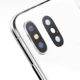 The rear image frame protects the lens. The rear cover mirror glass comes with double-sided tape. It is suitable for Apple iPhone mobile phone repairs.