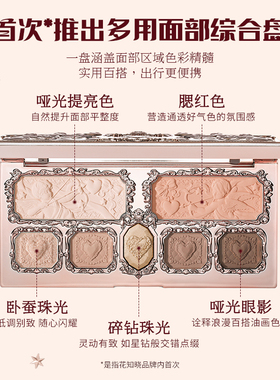 花知晓面部综合盘5哑2闪实用百搭