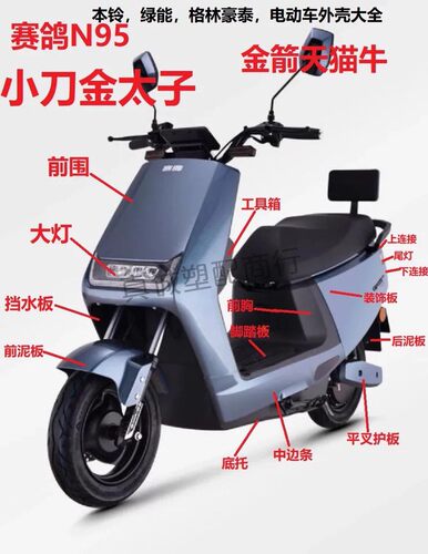 赛鸽N95电动车外壳老百姓金箭天猫牛N1小牛立马奇乐绿佳星火 - 图2