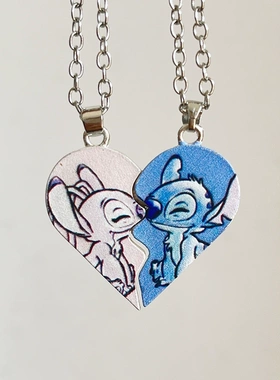 史迪仔项链男女卡通挂件生日礼物