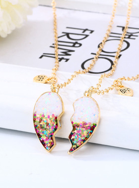 儿童磁吸新形吊坠闺蜜项链礼物