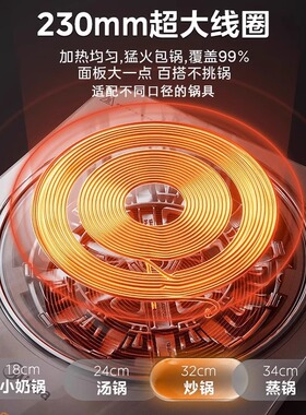 中国电磁炉美的3500W大功率