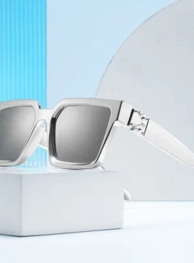 墨镜辣妹太阳镜欧美风眼镜超酷男女大框复古防紫外线新款夏2023